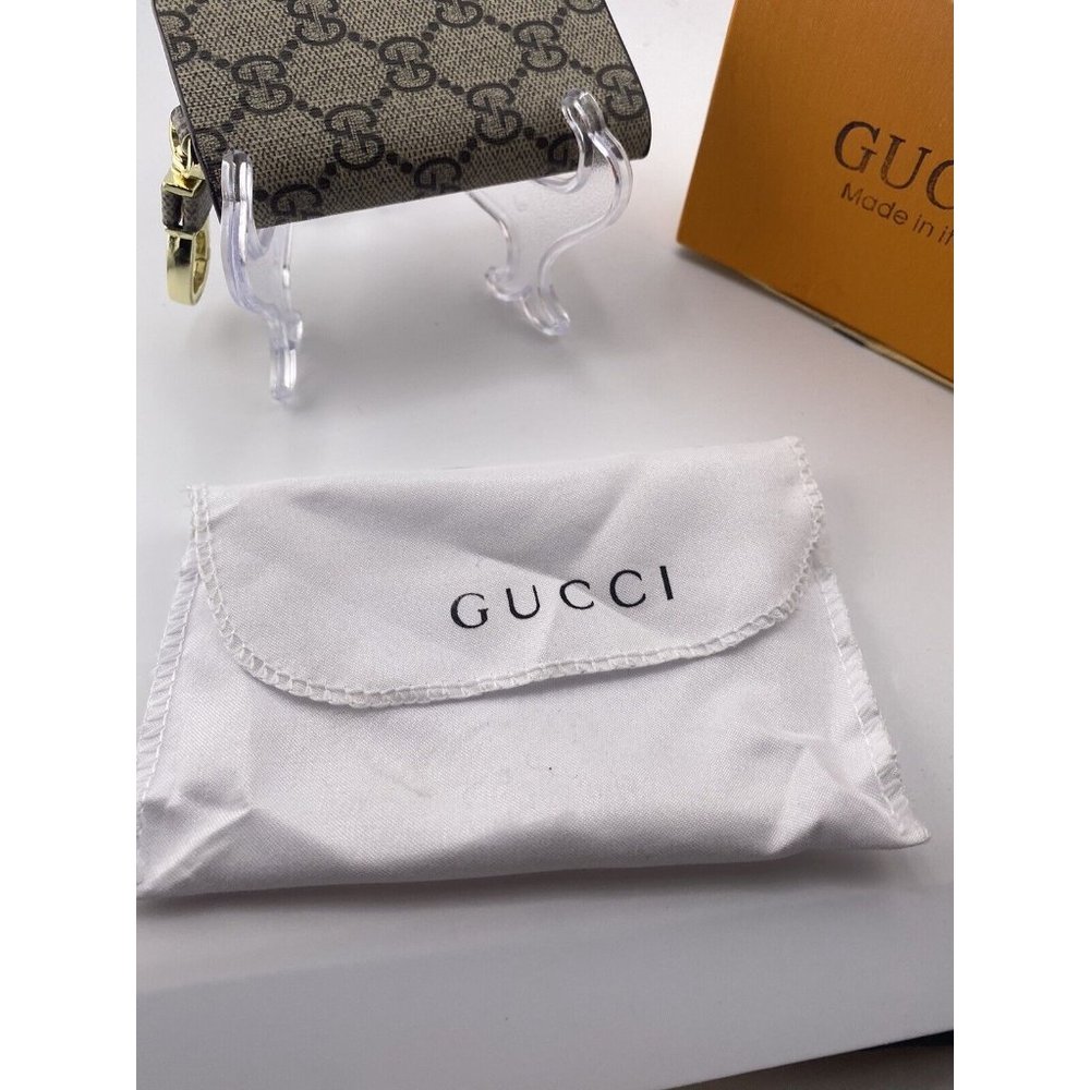 Gucci Supreme Canvas Coin Case And Key Chain With Dust Bag, Box - Picture 9 of 12